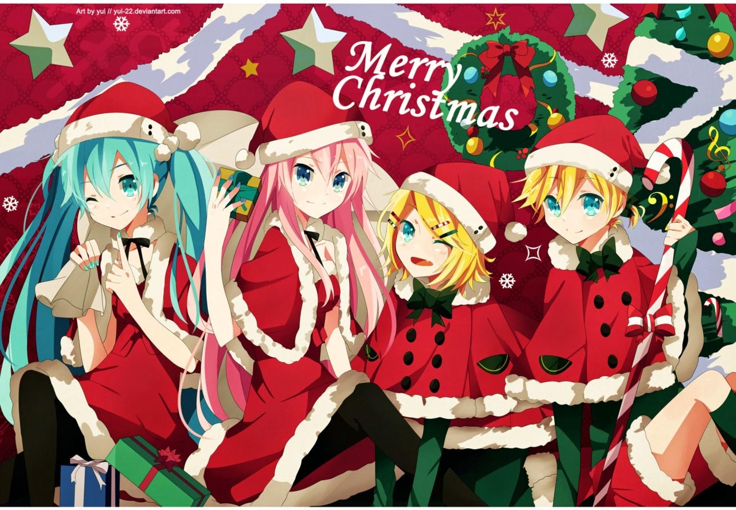 Shooting Star Dreamer Anime Xmas Wallpaper Pack