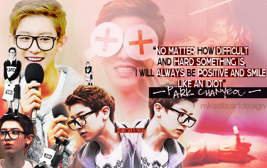 Park Chanyeol Exo Quote Wallpaper By Mkseila