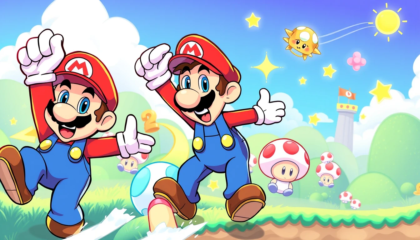 New Super Mario Bros Wallpaper