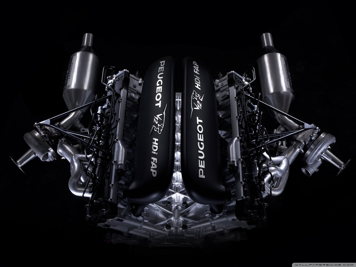 Peugeot V12 HDi Fap Engine Ultra HD Desktop Background Wallpaper