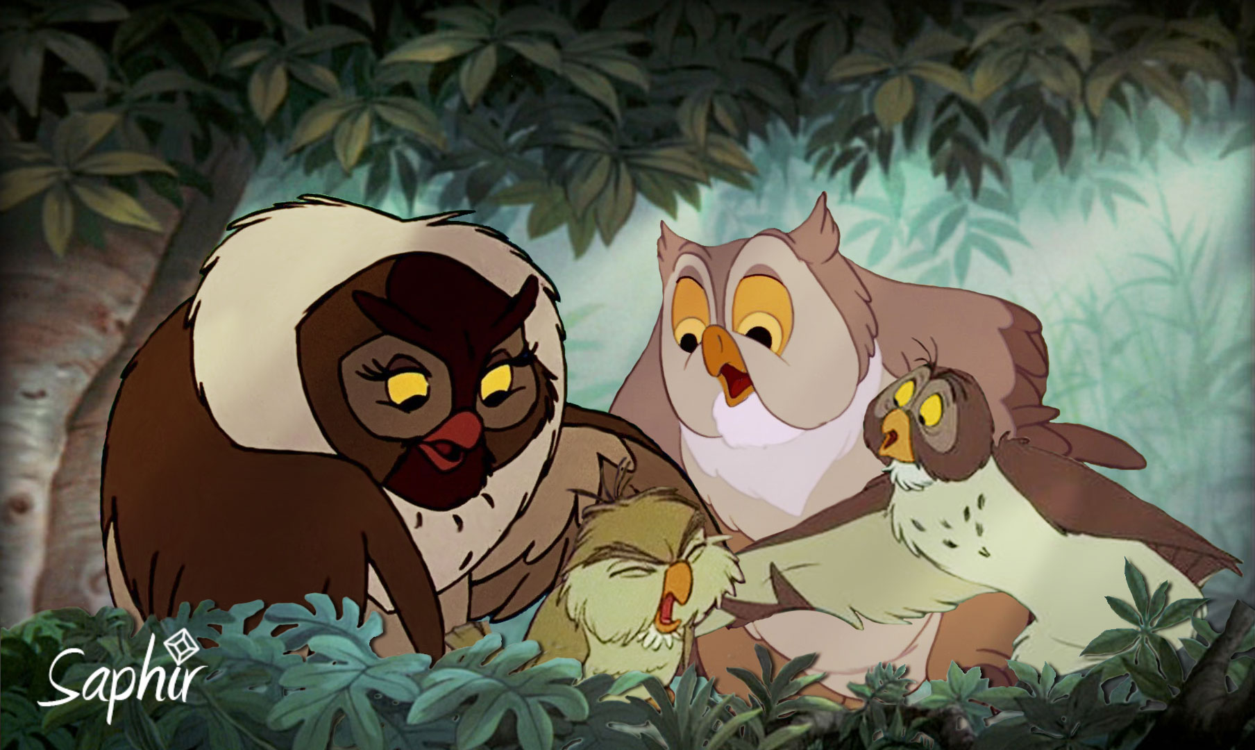 An Owl Disney Family Crossover Photo