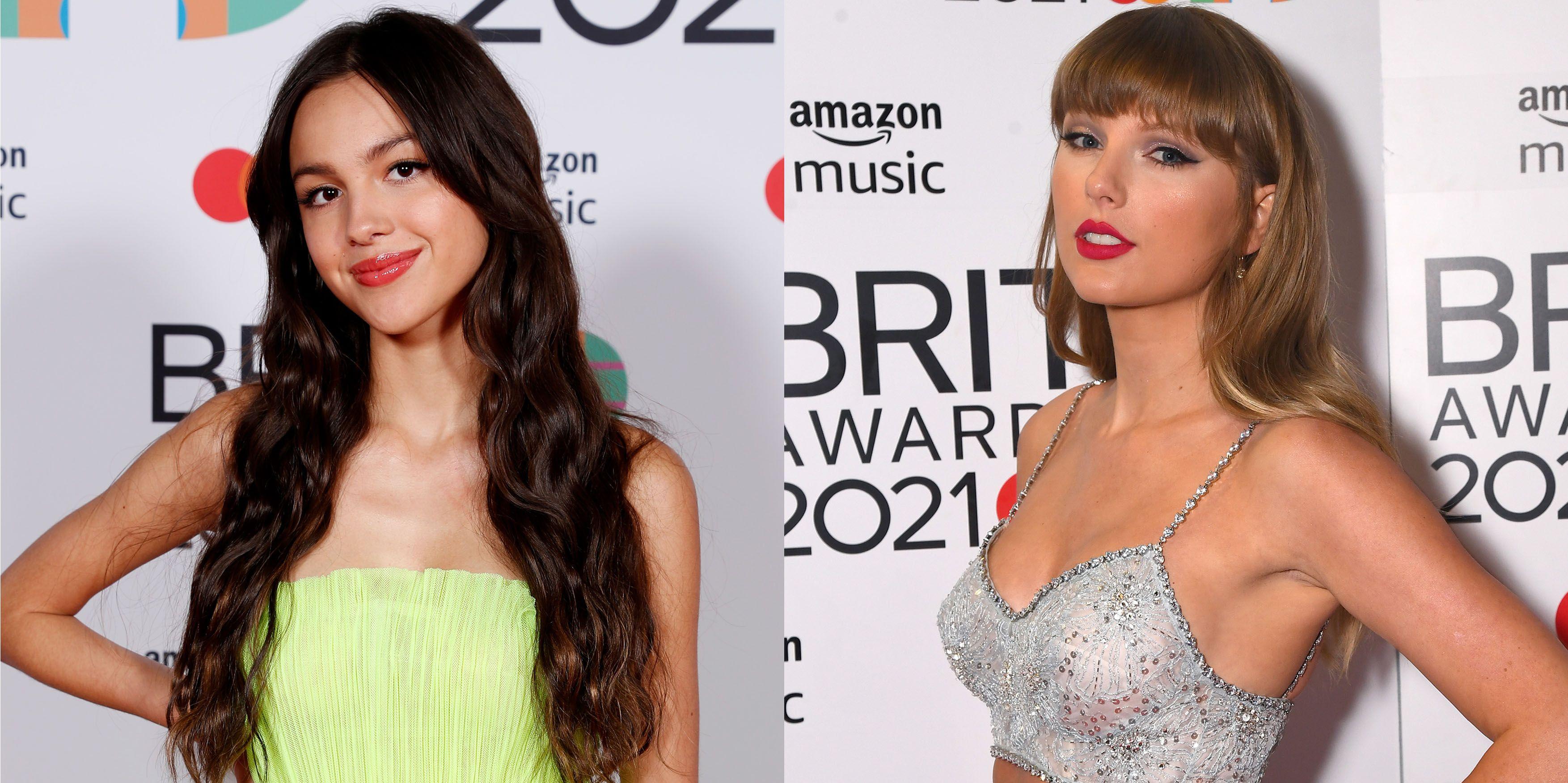 Olivia Rodrigo and Taylor Swift Finally Met at the BRIT Awards