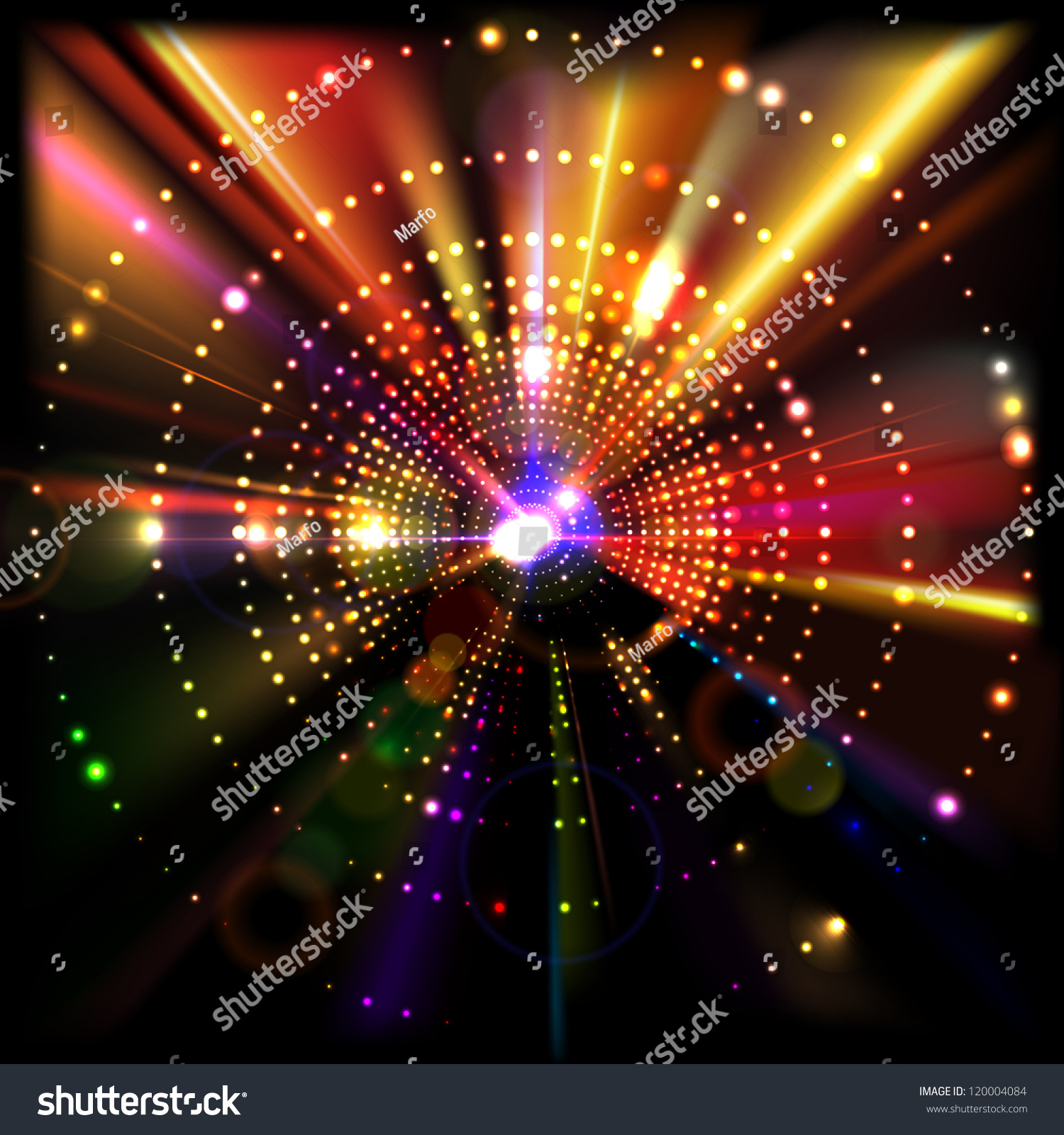 Abstract Party Background Stock Vector Illustration