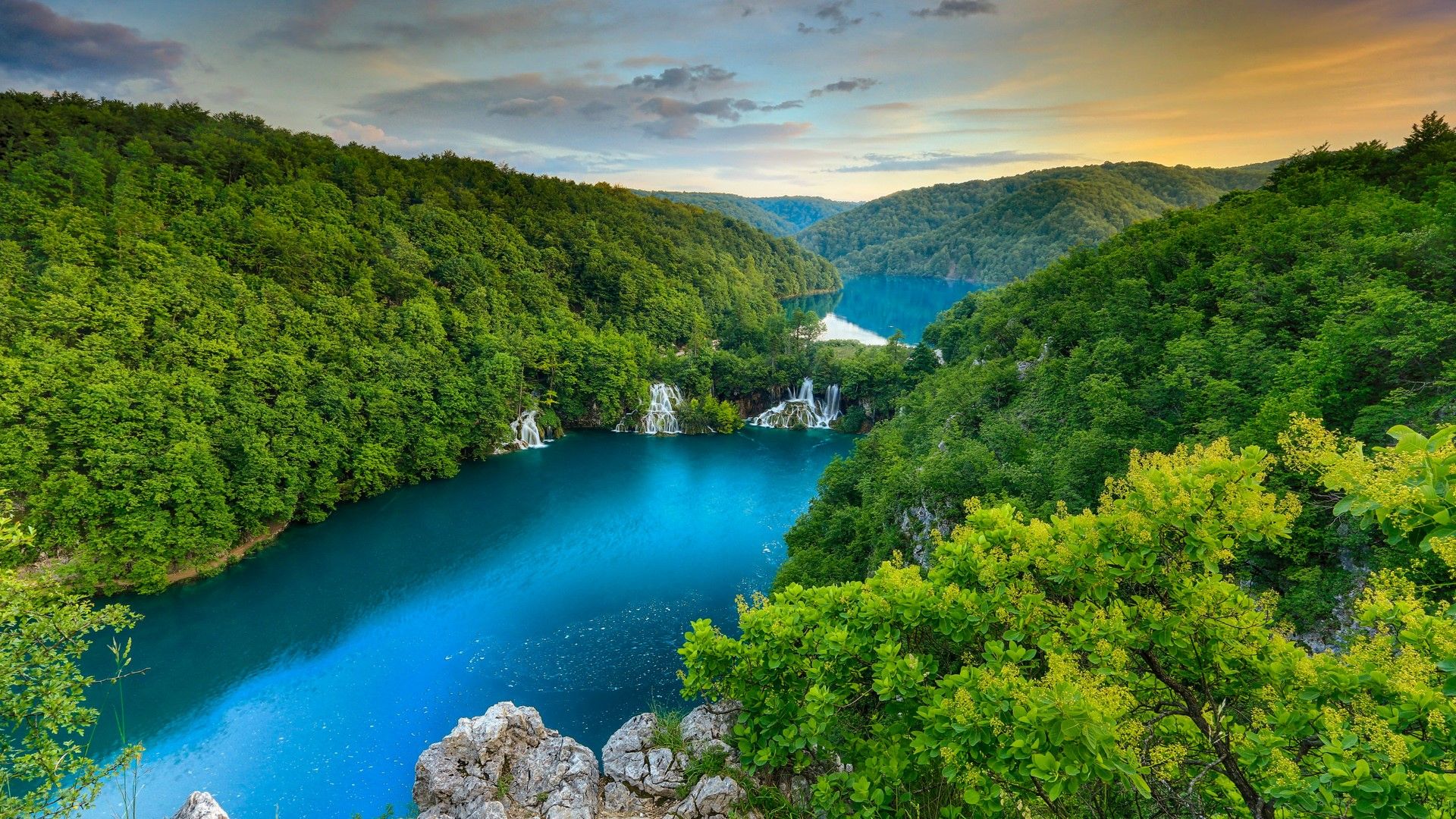 Plitvice Lakes National Park Croatia Desktop Wallpaper