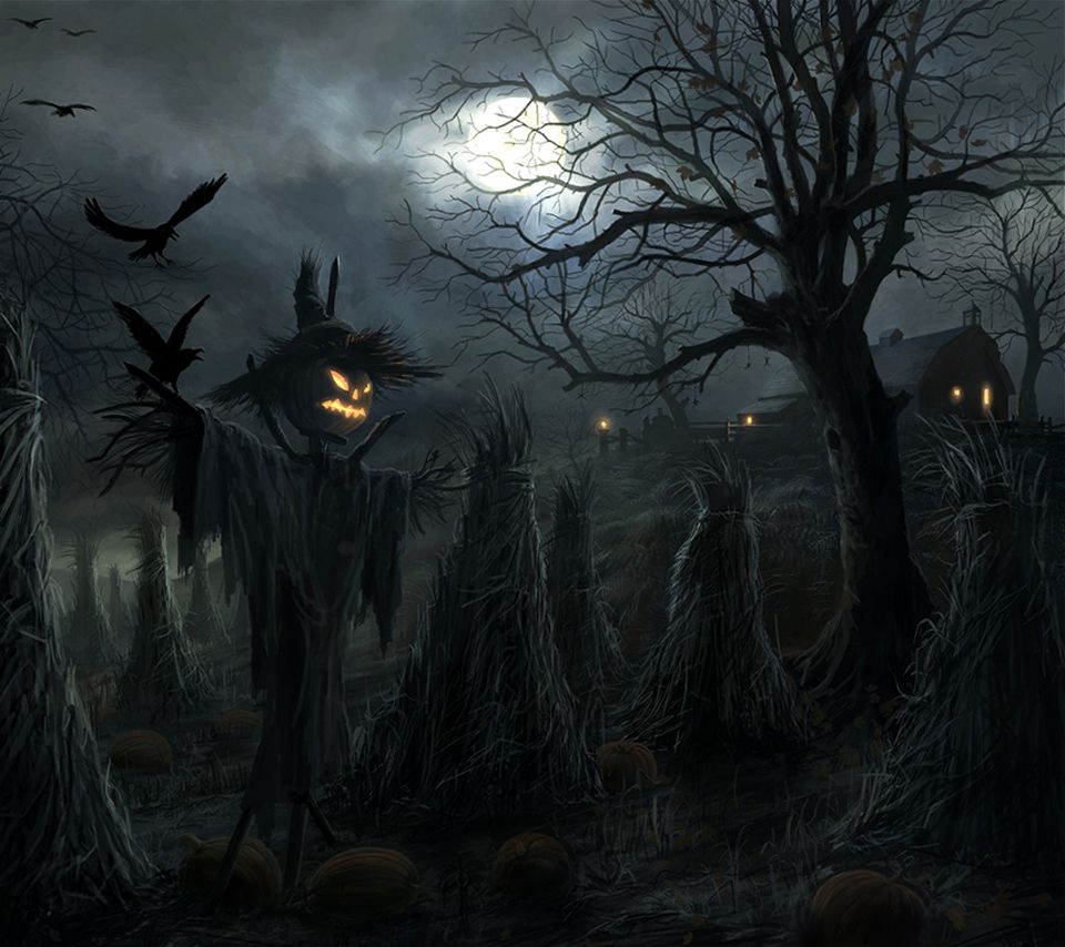 Halloween Screensavers And Background Scarecrow