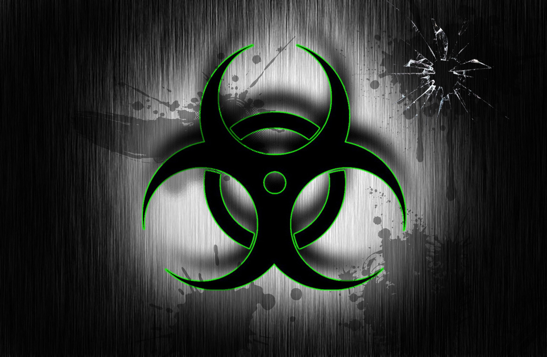 Biohazard Symbol Background