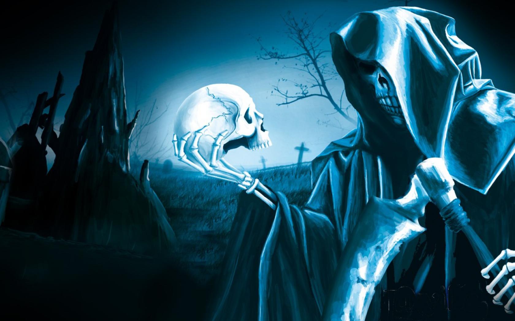 Grim Reaper With Wings Wallpaper HD Background