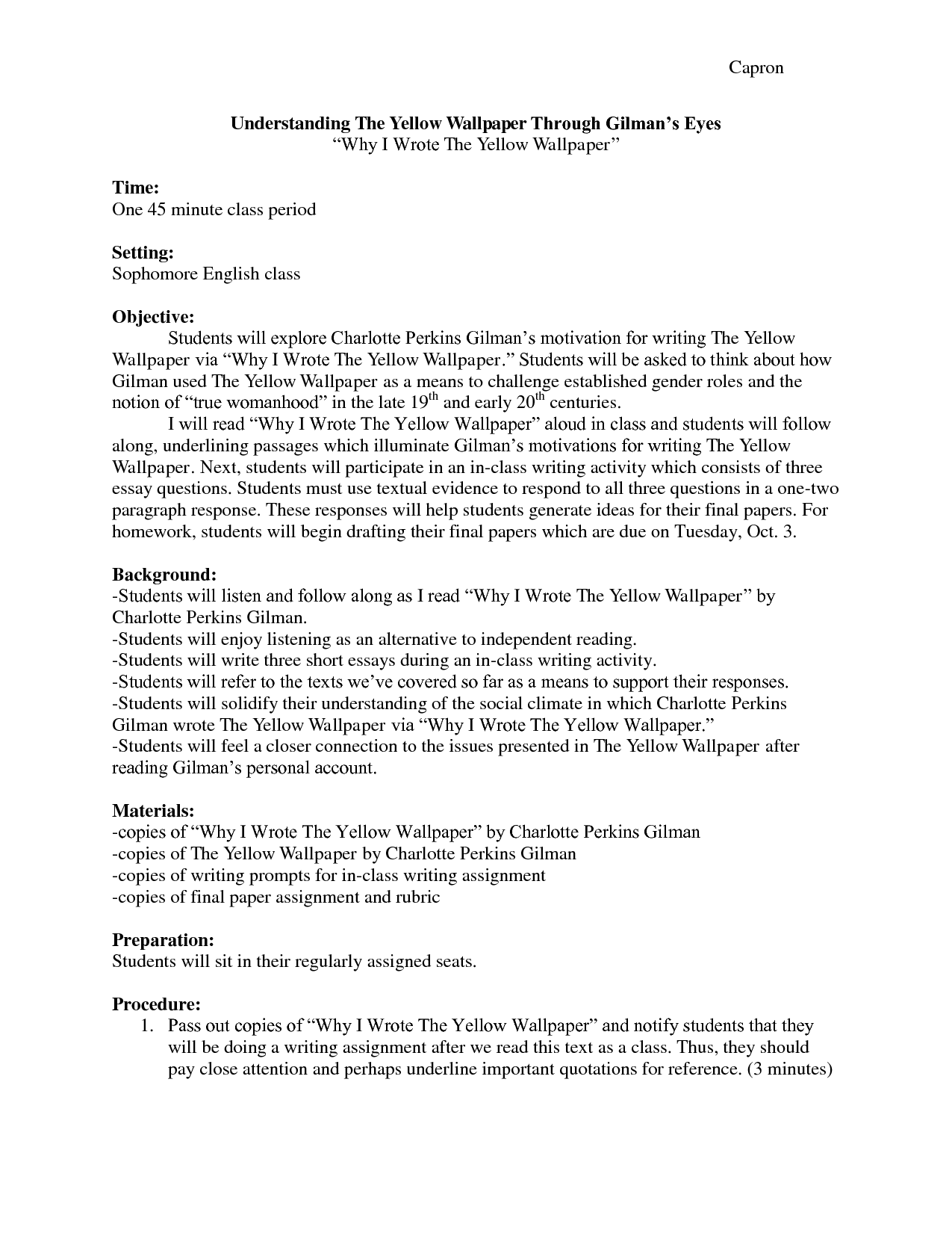 🔥 [45+] The Yellow Wallpapers Read Aloud WallpaperSafari