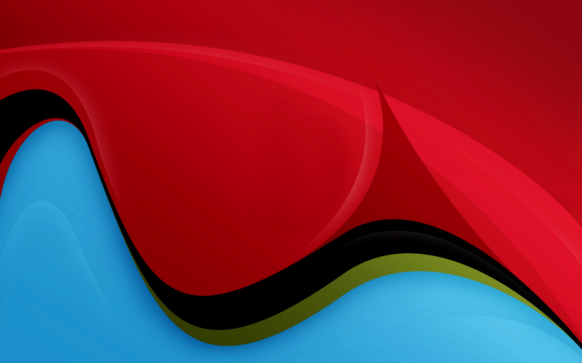 Red And Blue Waves Wallpaper Image Pictures