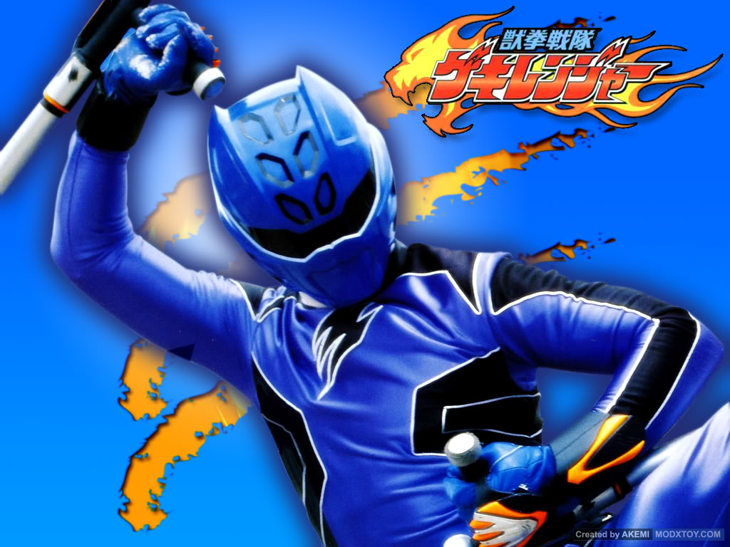Blue Jungle Ranger The Power Wallpaper