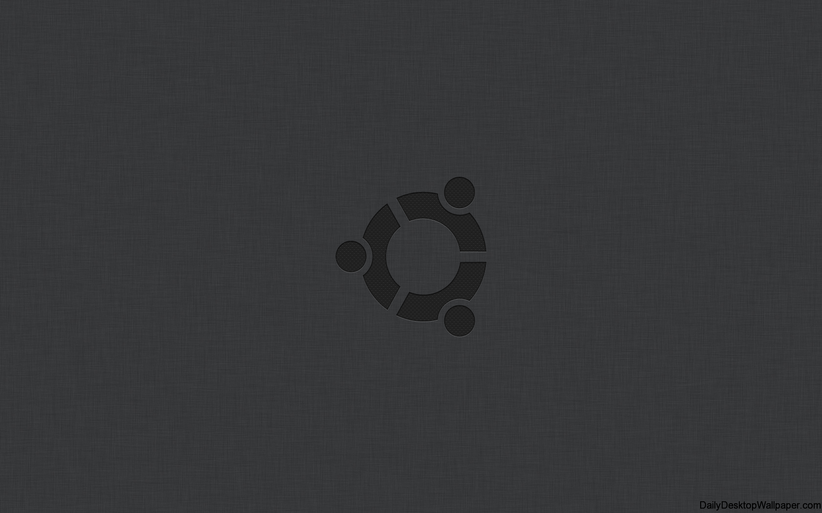 Ubuntu Black HD Wallpaper