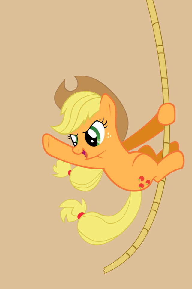 My Little Pony iPhone Wallpaper Applejack By Doctorpants On