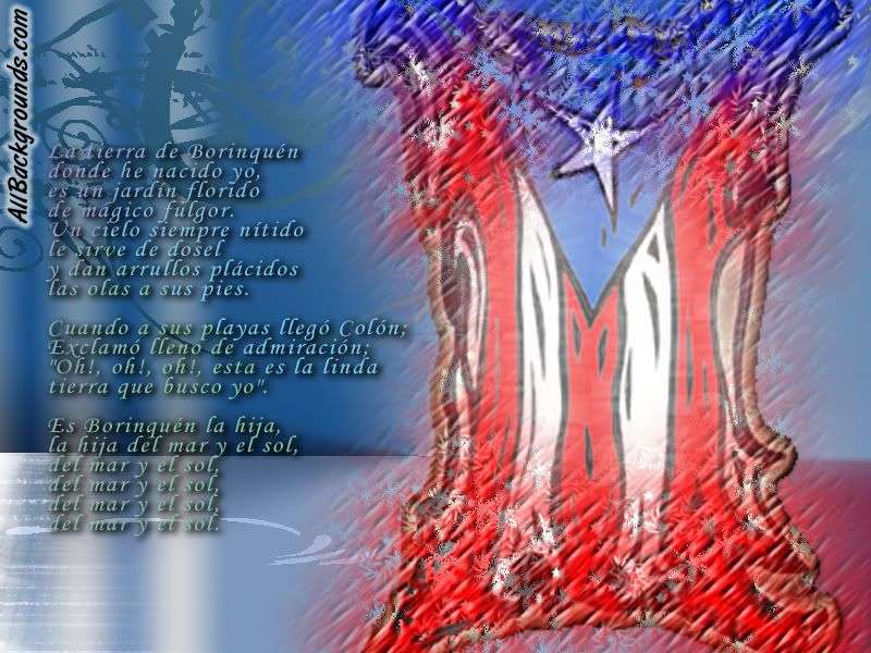 Puerto Rican Background Myspace