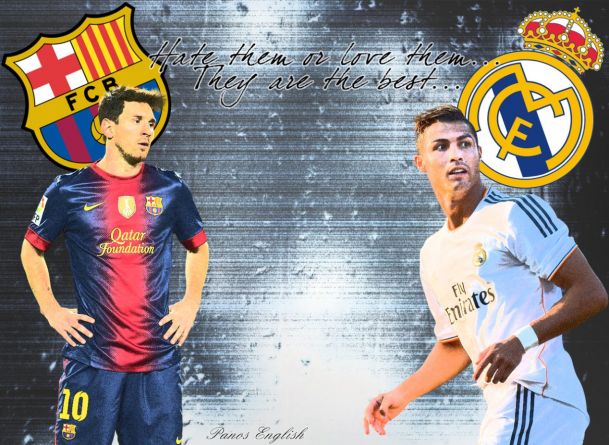 Lionel Messi Vs Cristiano Ronaldo Wallpaper Por Mily1