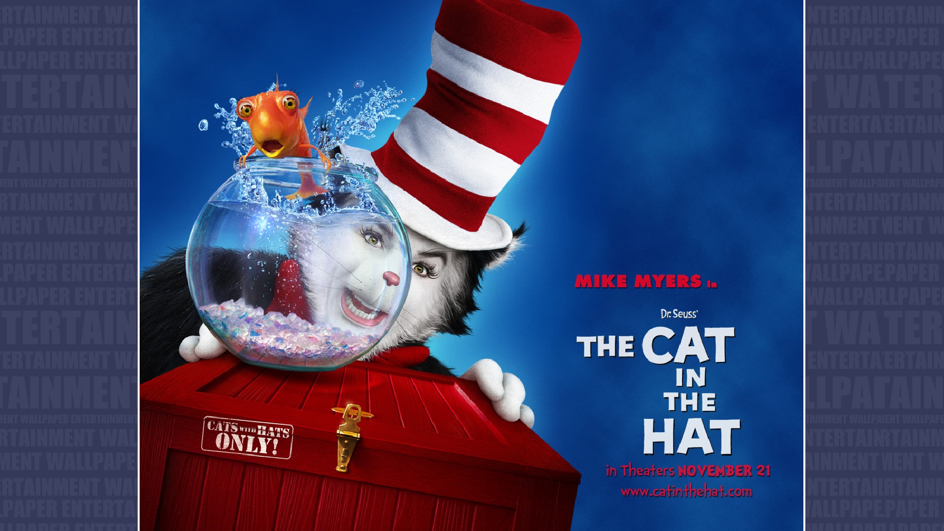 Dr Seuss The Cat In Hat Full HD Wallpaper And