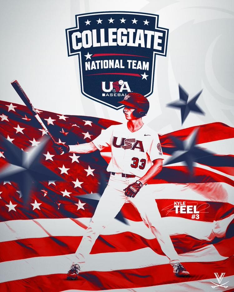 Virginia Baseball Kyle Teel Received An Official Invite To Usa