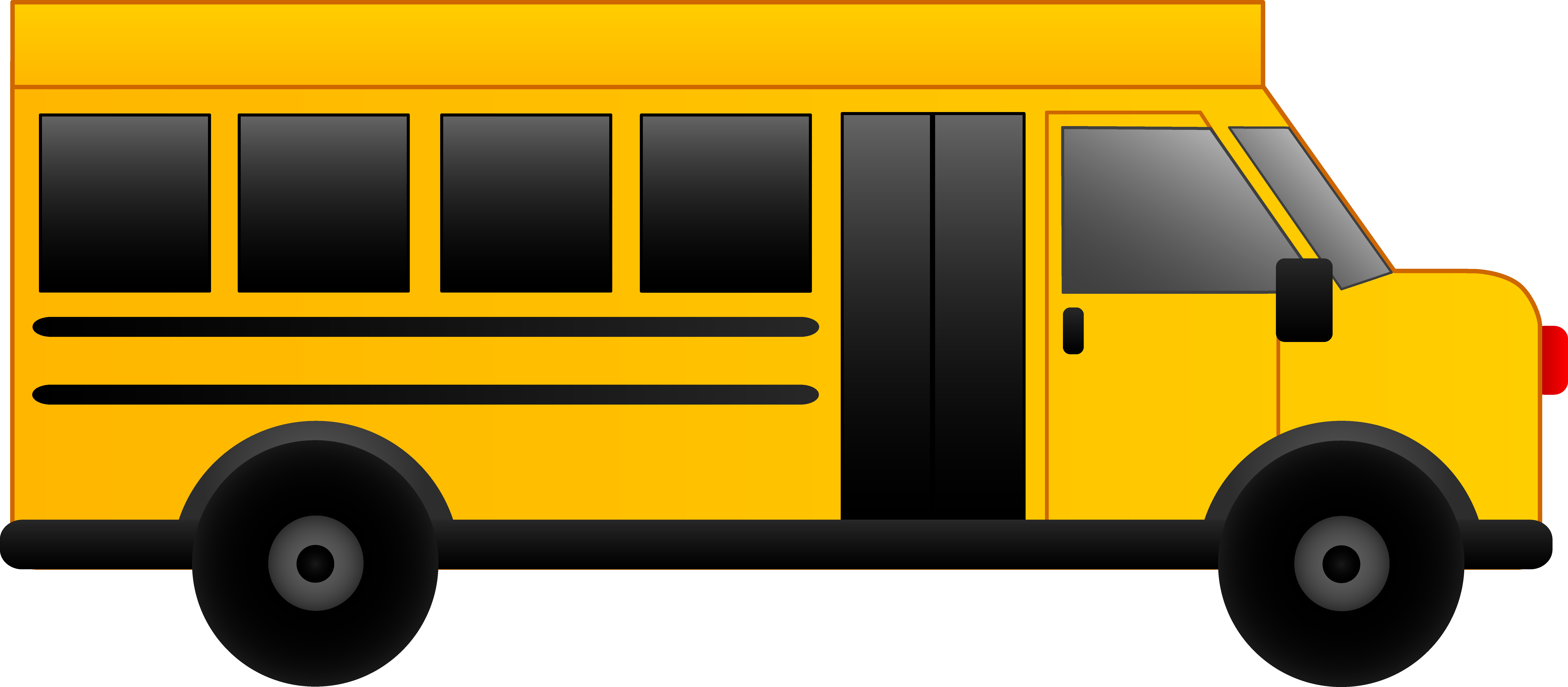 Little Yellow School Bus Clip Art