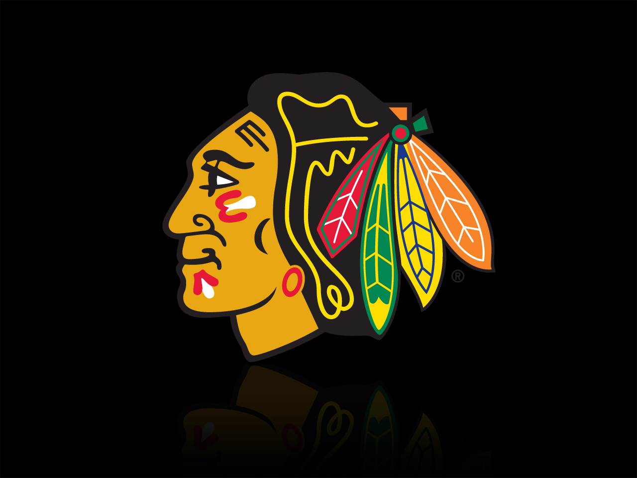 Chicago Blackhawks Logo Wallpaper