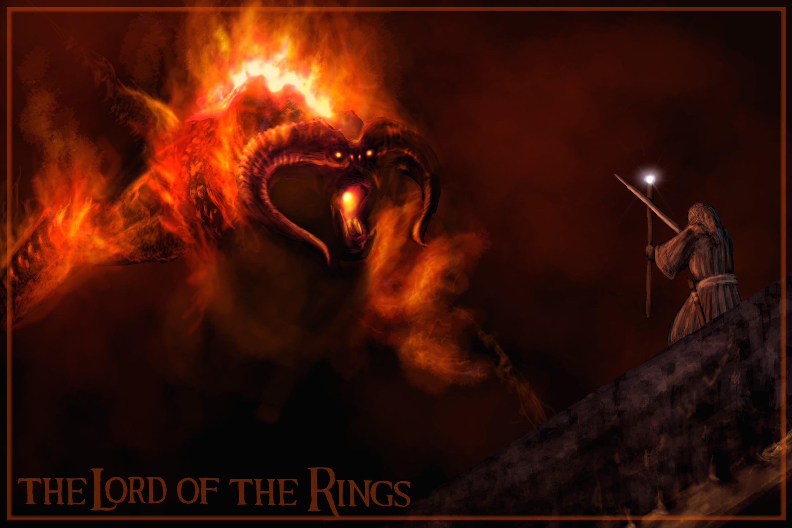 Balrog One Ring Info Lord Colouring S