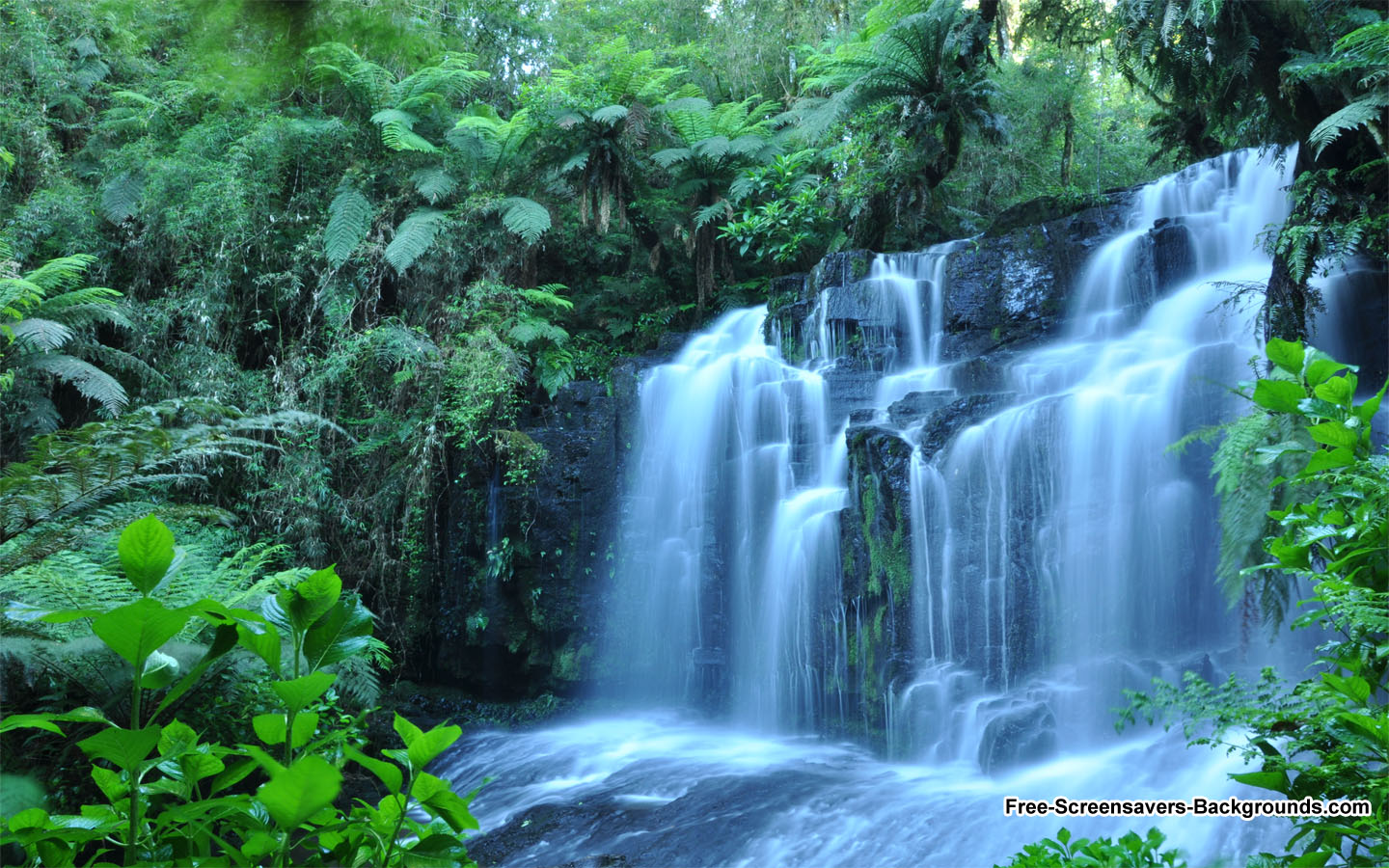 Waterfall Wallpaper Feb Screensavers And Background