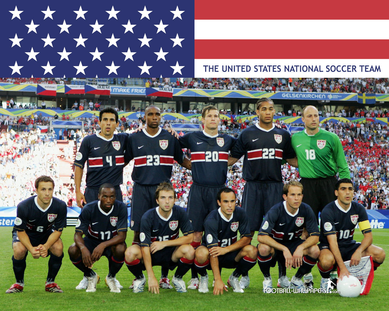 Usa Nation Soccer Team Wallpaper X