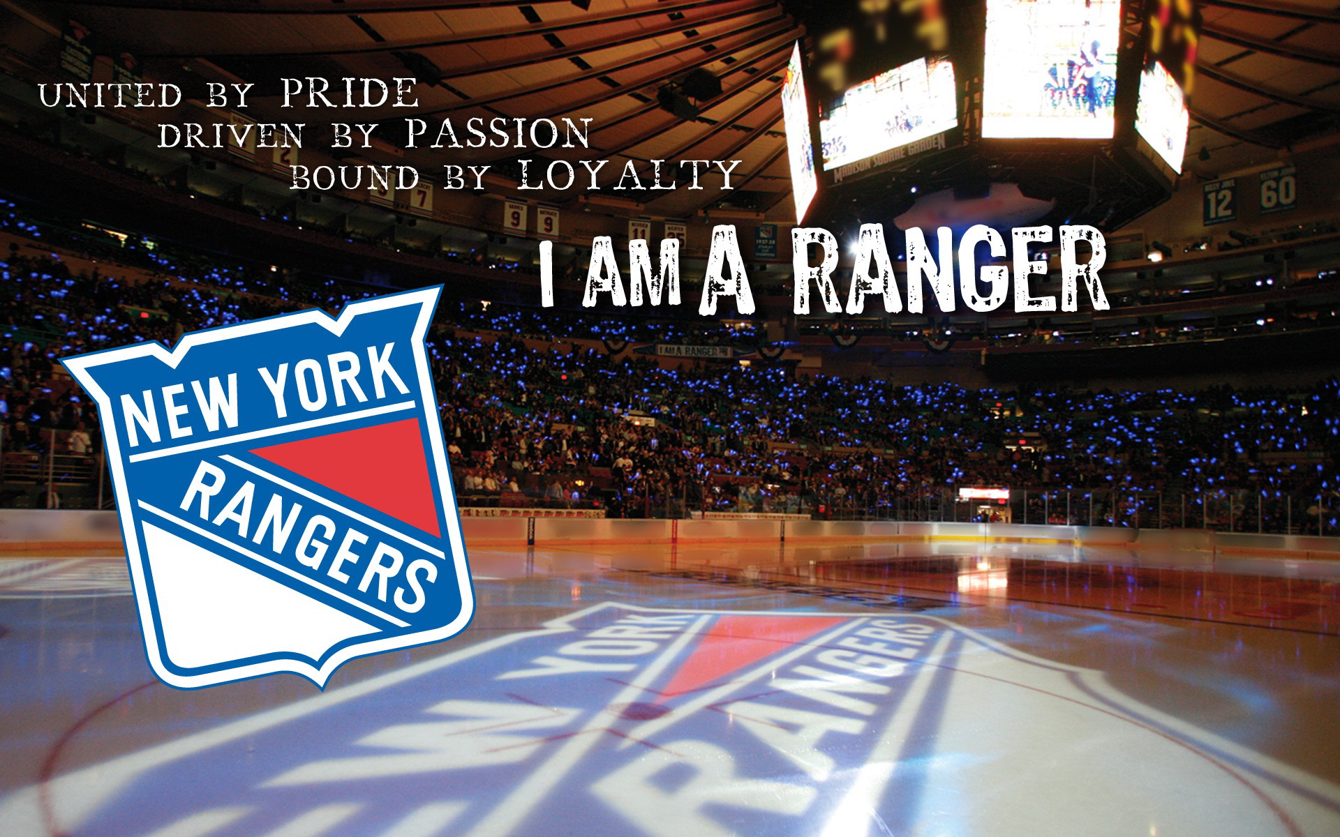 HD New York Rangers Background