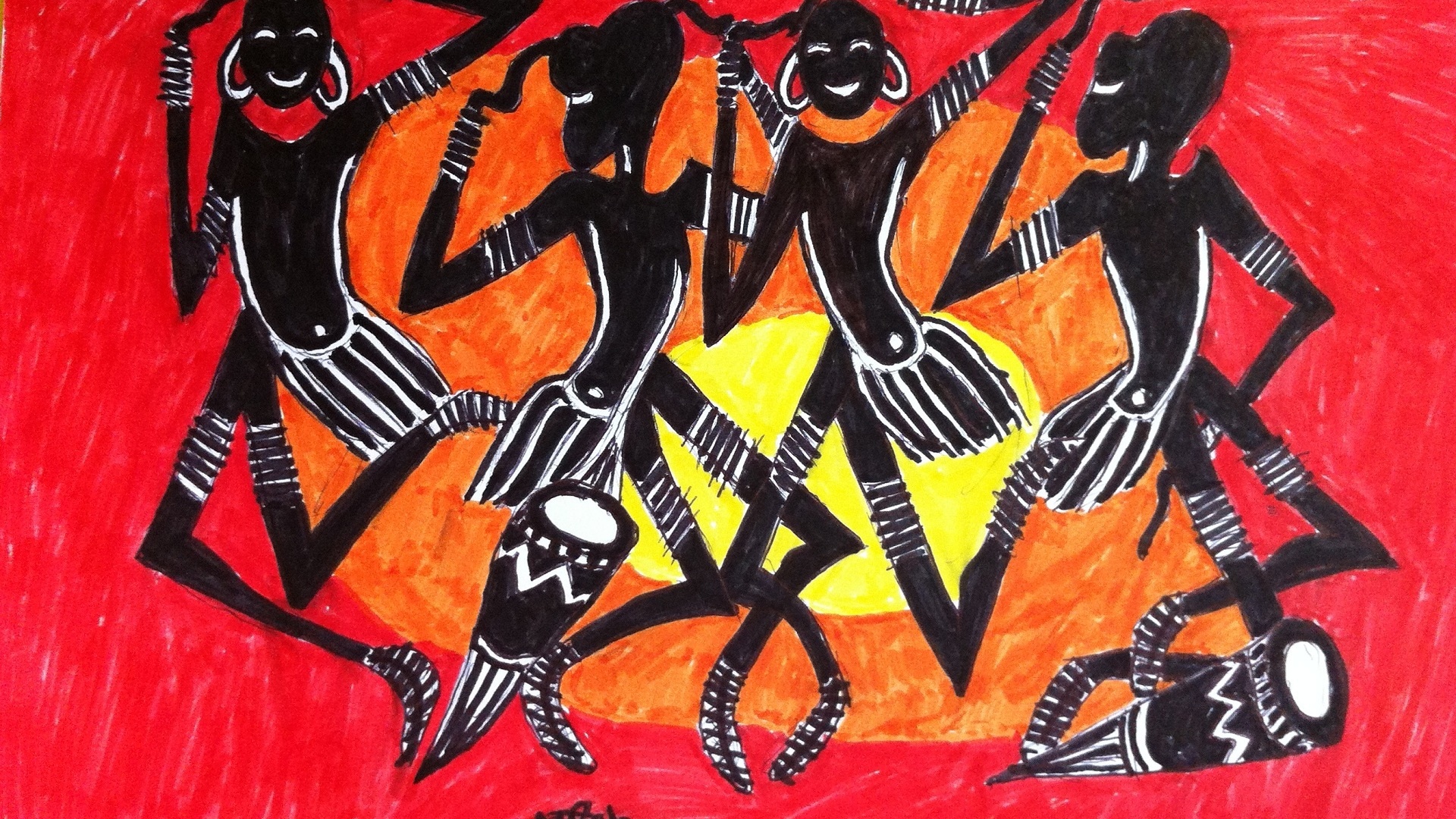Africa Arts Paintings African Art Dance