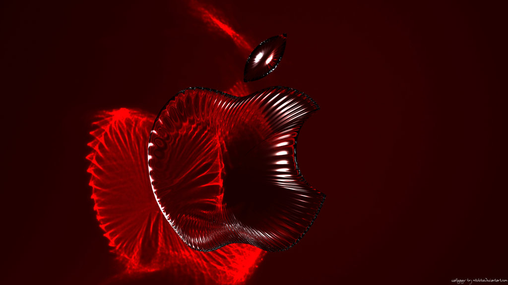 Wallpaper Apple Glass By Mtolotos