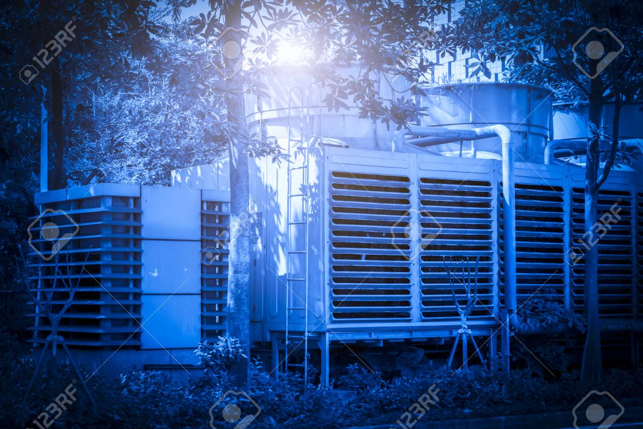Blue Background Outdoor Transformer Stock Photo Picture And