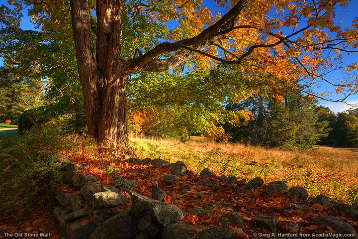 An Old Stone Wall In Ellsworth Maine Destinations Bucket Pintere