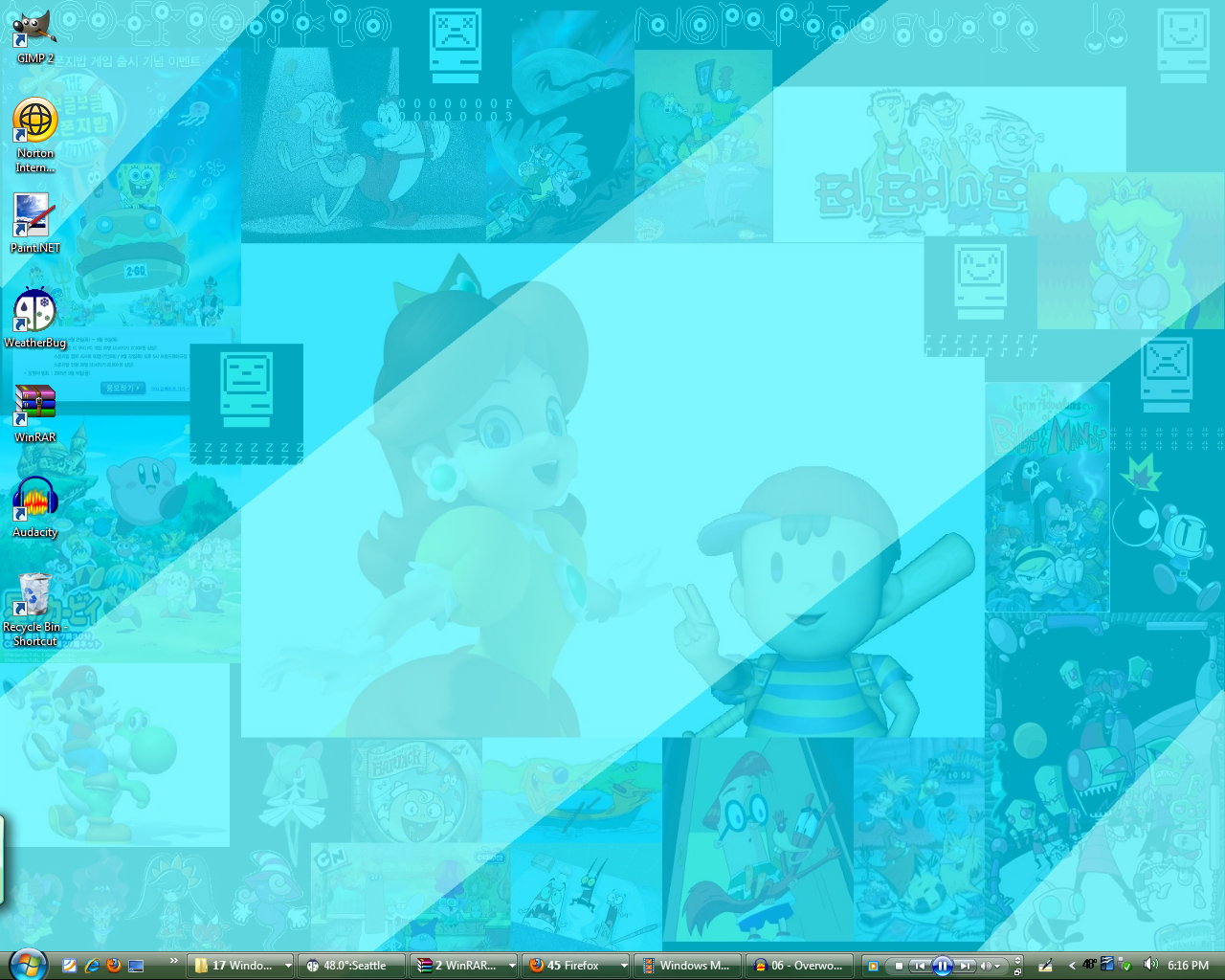 My Frozen Desktop Screenshot By Nintendo God011210