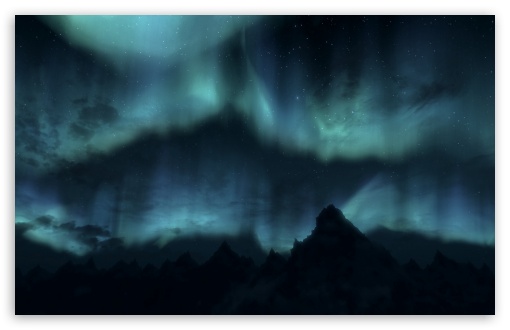 Skyrim Night HD Wallpaper For Standard Fullscreen Uxga Xga