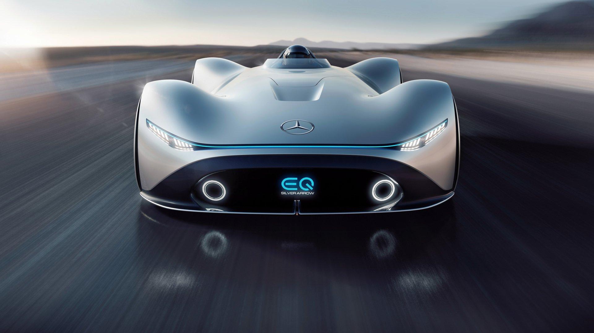 Mercedes Benz Vision Eqs HD Wallpaper And Background