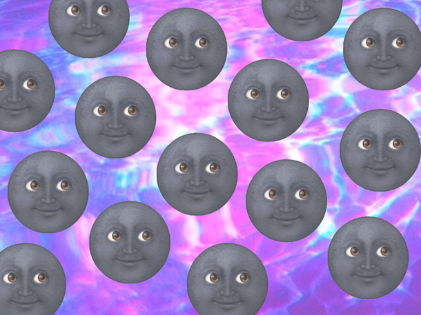Moon Emoji Wallpaper Background Edit