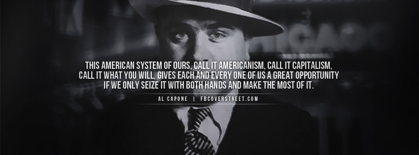Al Capone Americanism Supply A Demand