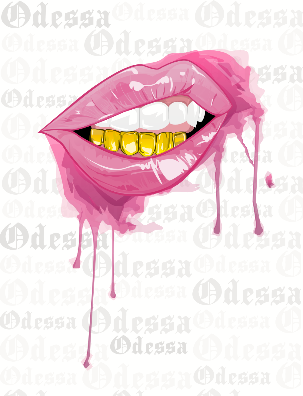 Toon Lips Odessa Buggs Pop Art Wallpaper Badass