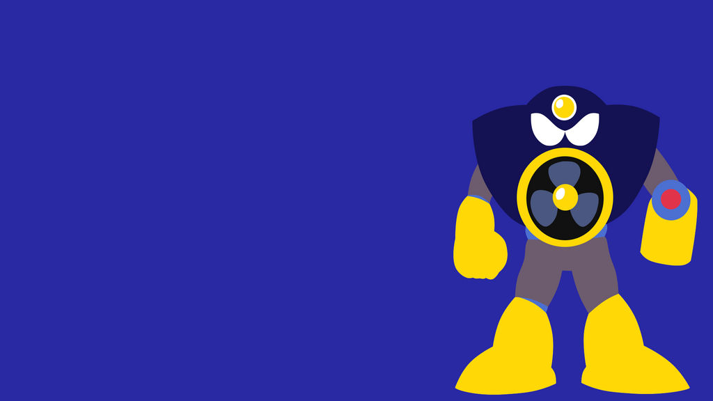 Airman Minimalistic Wallpaper Megaman By Shnouk15