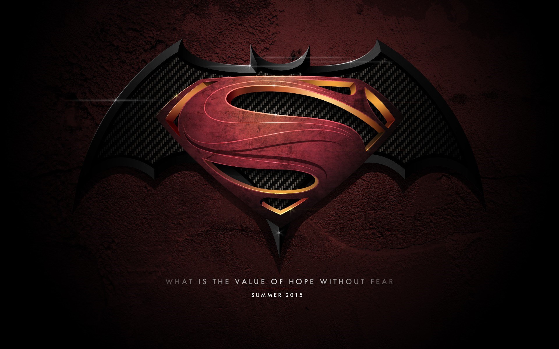 Superman Batman Logo Art Magic4walls