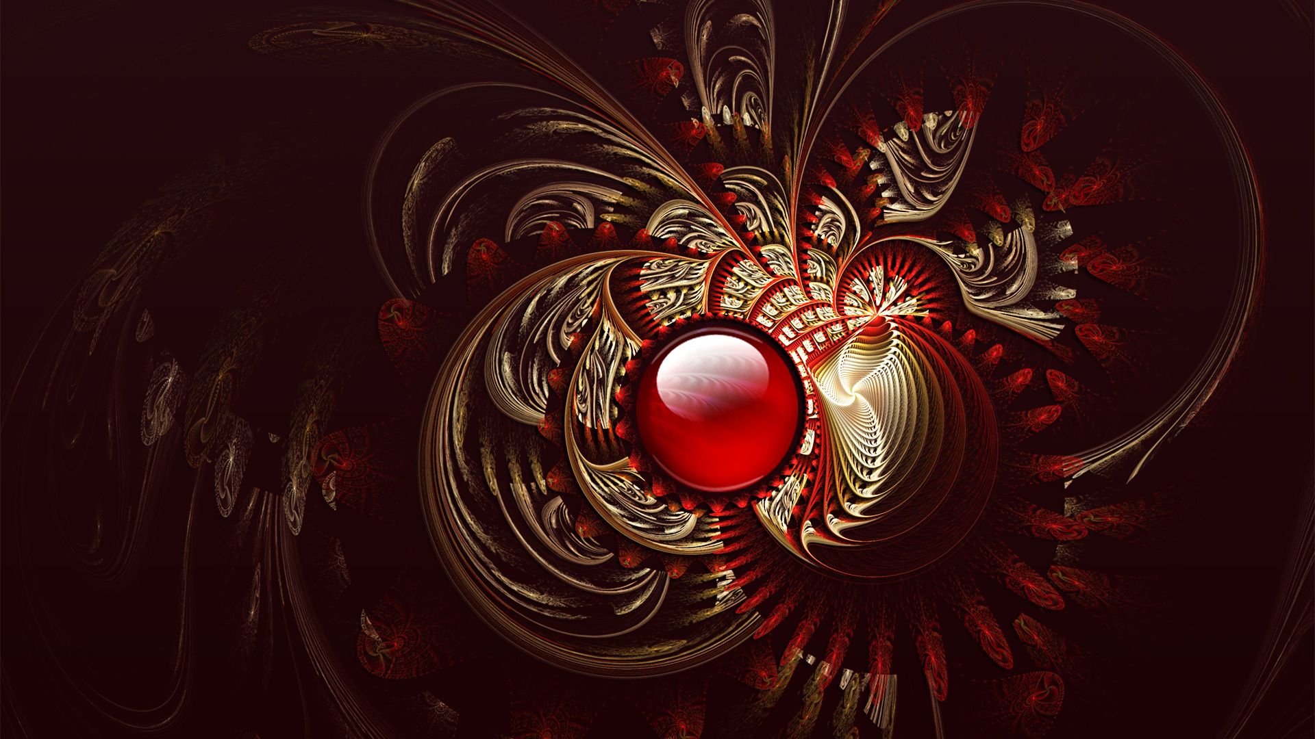 Red Dark Abstract HD Wallpaper Stream