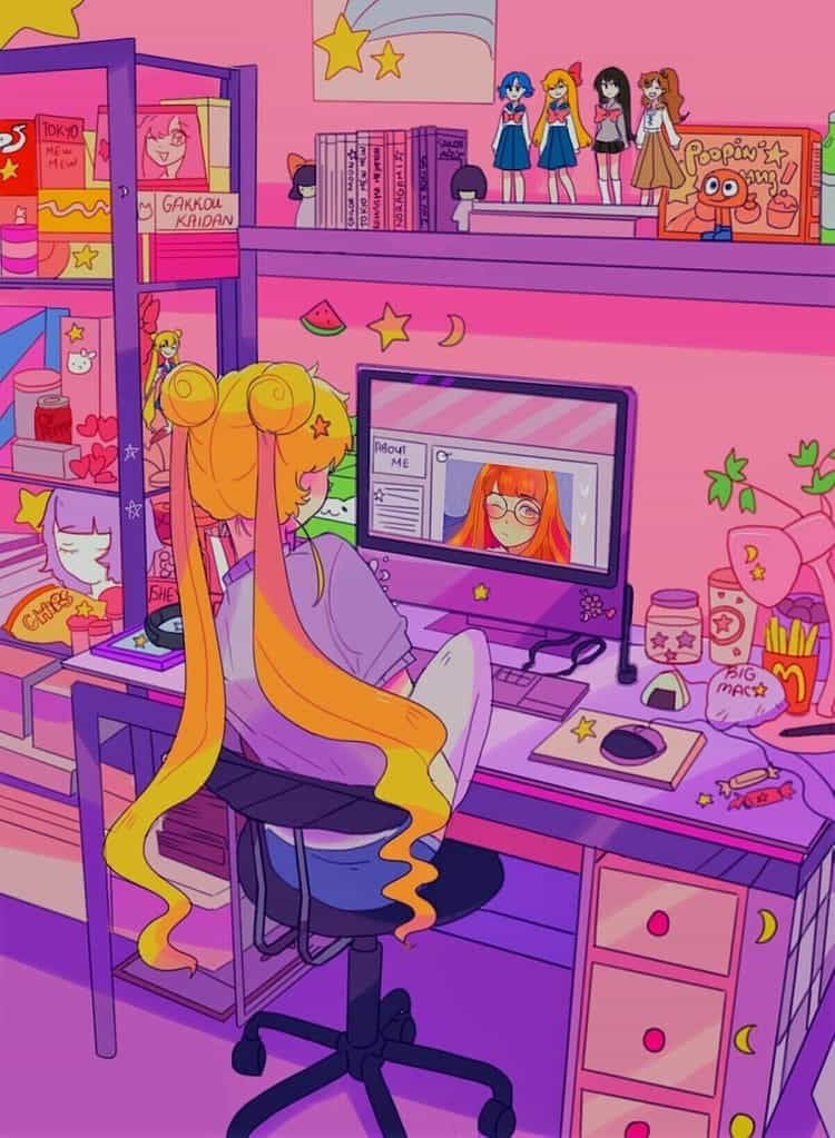 steal the look 90s anime girls on We Heart It Sailor moon