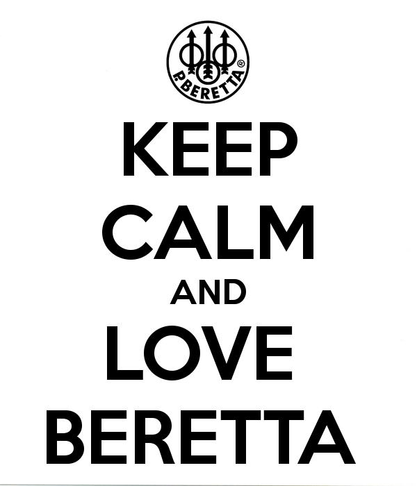 Beretta Logo Keep calm and love beretta