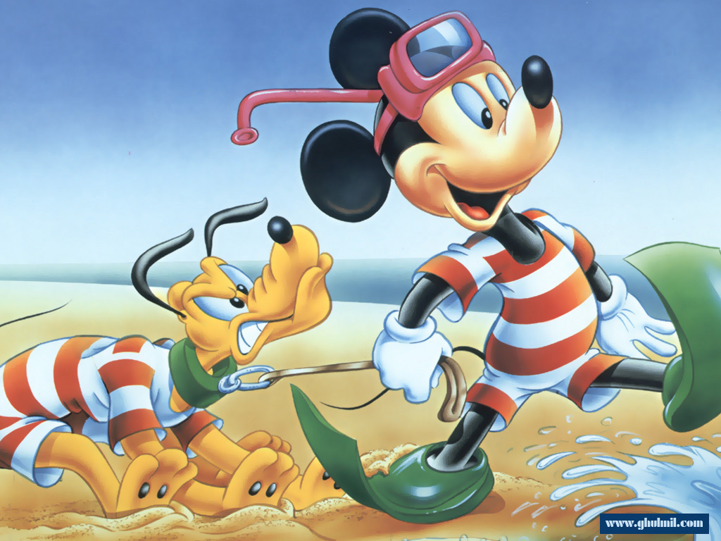 Mickey Mouse With Pluto Wallpaper For Puters HD