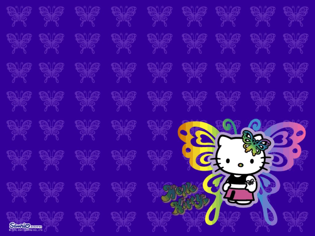 [46+] Purple Hello Kitty Wallpaper - WallpaperSafari