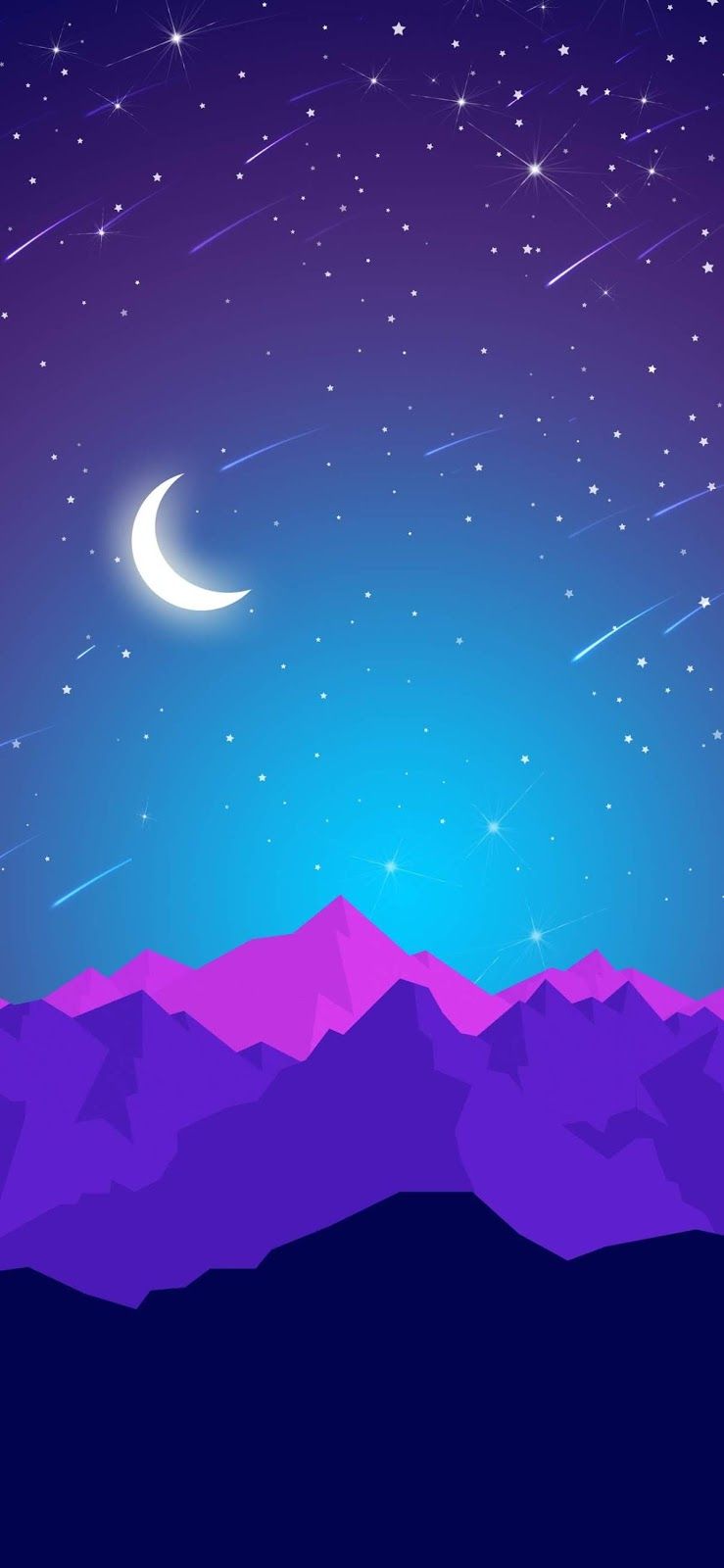 Starfall Wallpaper iPhone Android Background Followme Apple