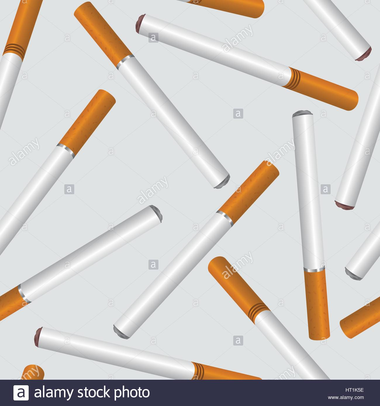Cigarette Smoke Seamless Background Smoking Aer Pattern Stock