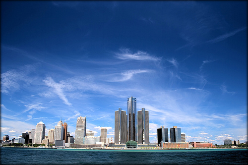 Detroit Skyline Wallpaper By Paulhitz