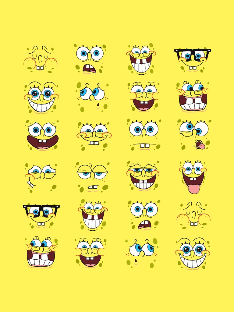 Humor Spongebob Squarepants Emotions iPad iPhone HD Wallpaper