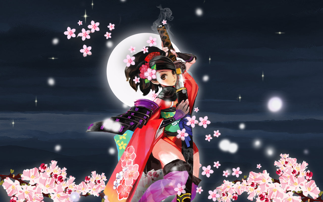Samurai Girl By Kitolo