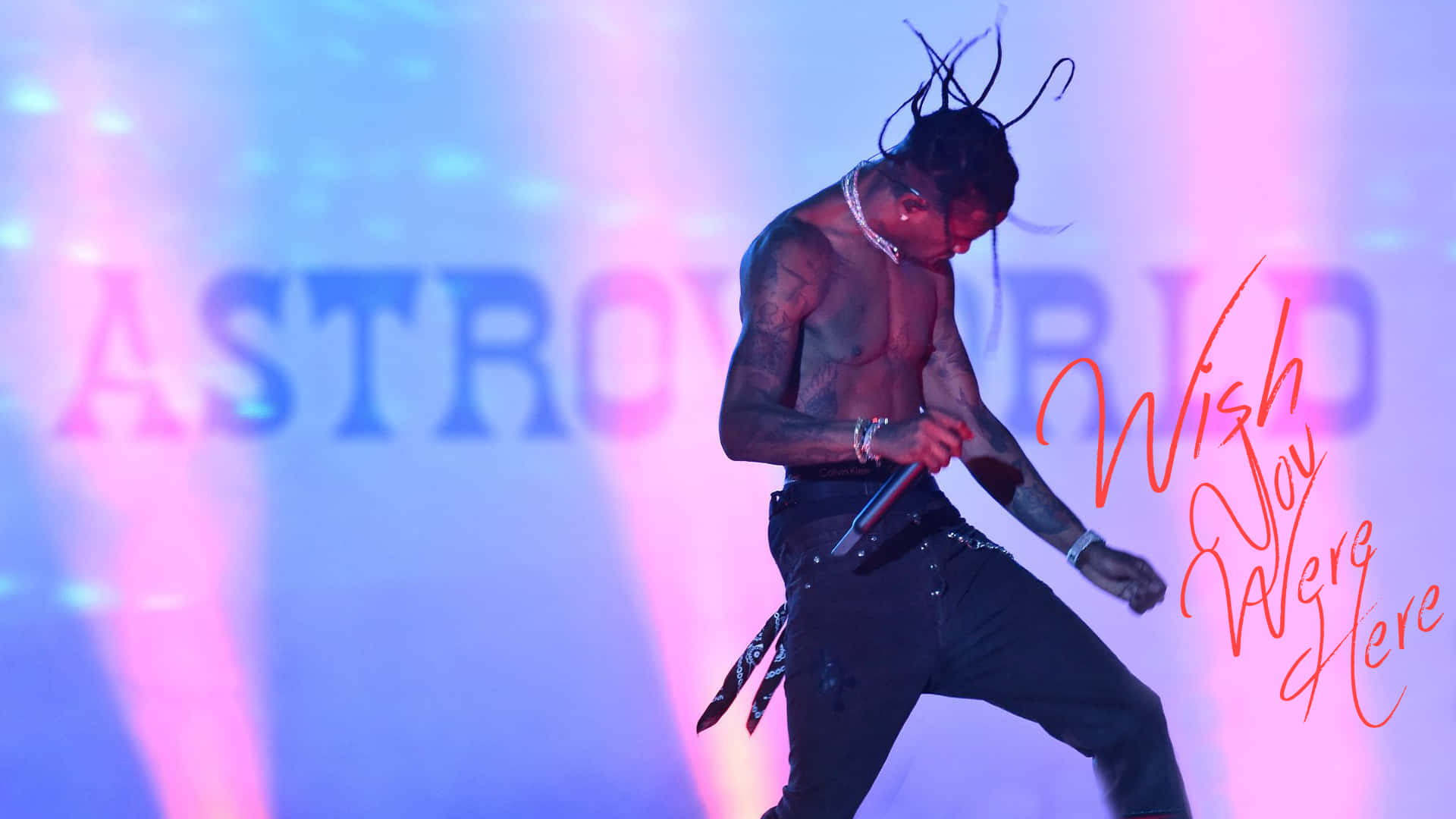 Travis Scott Concert Wallpaper