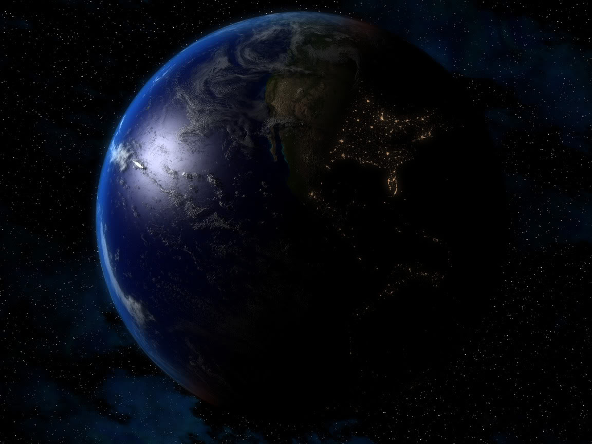 Night Time Earth Wallpaper Desktop Background